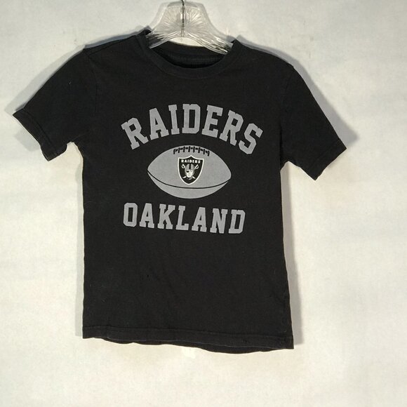 NFL Vintage Oakland Raiders Kids Small Tee Short Sleeve T Shirt - Picture 2 of 6